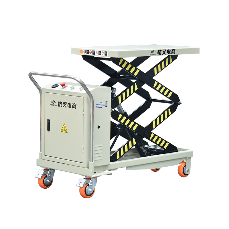 Semi-electric scissor lift table 0.5 tonelada