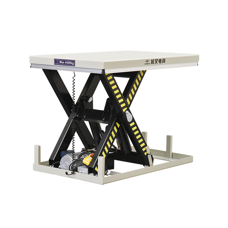 Stationary scissor electric lift table 4 tonelada