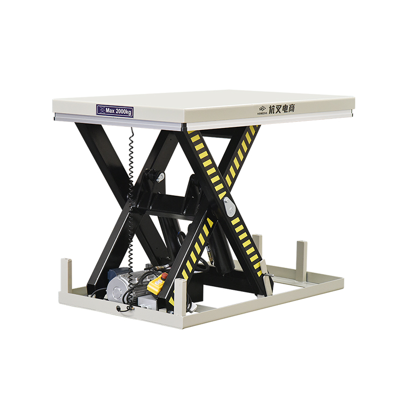 Stationary scissor electric lift table 2 tonelada