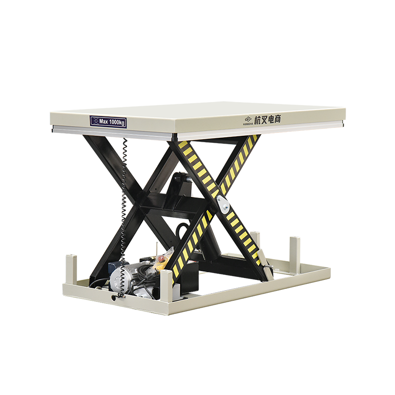 Stationary scissor electric lift table 1 tonelada
